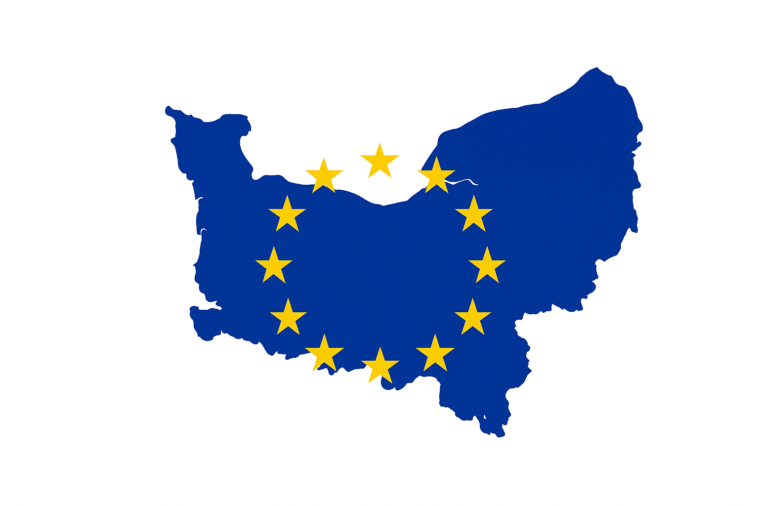 Carte des projets co-financés par l'UE en Normandie