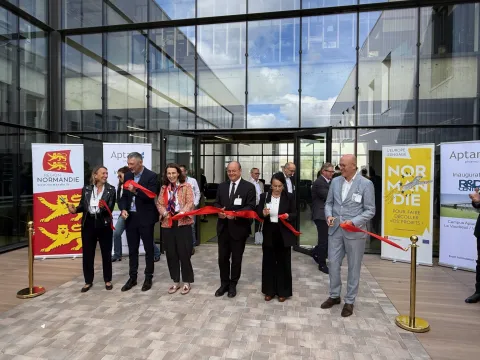 Inauguration centre Aptar