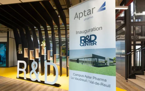 Inauguration centre Aptar
